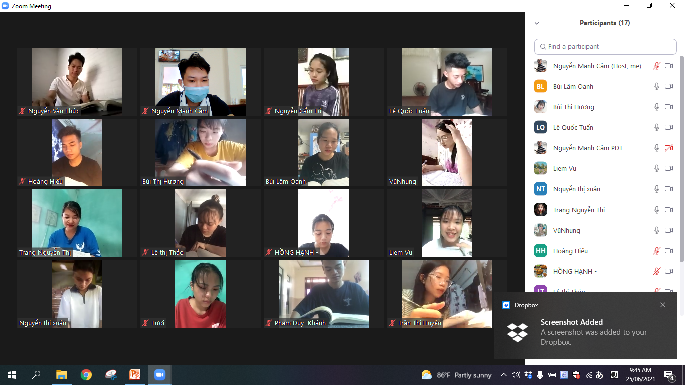 Lớp học online ở Vilaco